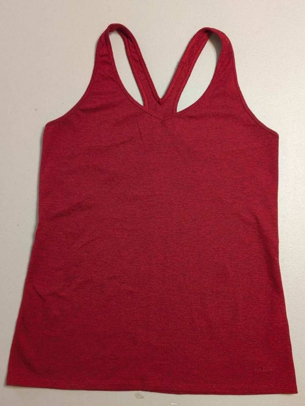 Medium Patagonia tank top, heathered red color